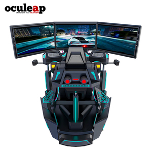 Fournisseur de simulateurs de course VR, simulateur de conduite à mouvement à 3 écrans, simulateur de voiture 5D 7D 9D, jeu d'arcade, nouvelle machine de jeu 12D 2026 - Product Image 2