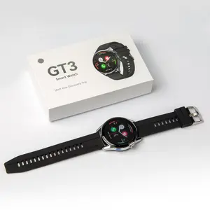 Amazon ร้อนขาย GT3นาฬิกาสมาร์ทเกมอัตราการเต้นหัวใจ BT โทร OEM ODM เครื่องเล่นเพลงสายรัดข้อมือสำหรับผู้ชาย GT3นาฬิกาสมาร์ท