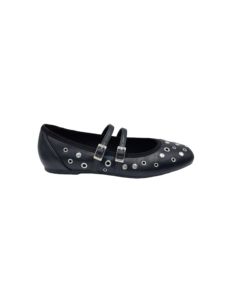 Lady's Flat Shoes with Long Wear Life Custom <b>Logo</b> New <b>Design</b> Rubber+Pu+Pu Material Square Toe - Product Image 5