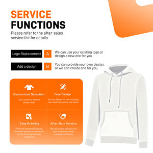 Sudaderas con Capucha de Hockey sobre Hielo de Algodón con Diseño Personalizado OEM, con Estampado, Unisex, Resistentes al Viento, Antibacterianas, Ropa Deportiva - Product Image 4