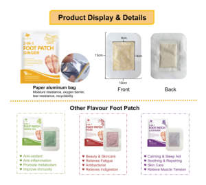 Sfuso cinese gesso Detox cuscinetti per lo zenzero adesivo per il trattamento del piede Detox - Product Image 3