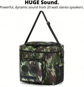 Bolsa Refrigerante Personalizada 2024 con Altavoces Bluetooth para Fiestas/Festivales/Barco/Pareo. Recargable, Funciona - Product Image 5