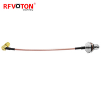 Câble d'extension RF avec connecteur BNC femelle à prise SMA mâle à 90 degrés avec câble de liaison RG 179 RG179, prix d'usine