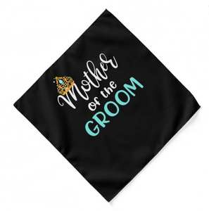 Bandana Personalizzata per Matrimonio 'Per Papà nel <span class=keywords><strong>Mio</strong></span> Matrimonio' in Blu Navy - Product Image 1