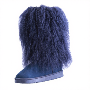 Botas de Moda para Mujer, Forradas de Piel Sintética, Estilo Oveja, Otoño Invierno 2022 - Product Image 4
