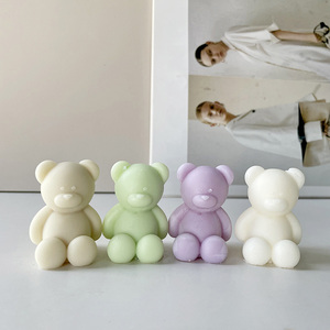Stampo in Silicone 3D a Forma di Orso <span class=keywords><strong>per</strong></span> <span class=keywords><strong>Torte</strong></span>, DIY, Aromaterapia, Orso Seduto, <span class=keywords><strong>per</strong></span> Resina Epossidica e Candele, Non Tossico, Ecologico, Riutilizzabile, Grado Alimentare - Product Image 5