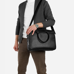 Maletín de Lujo para Portátil, Estilo Vintage, Bandolera, Maletín de Negocios, Maletín de Cuero, Bolsos para Portátil - Product Image 3