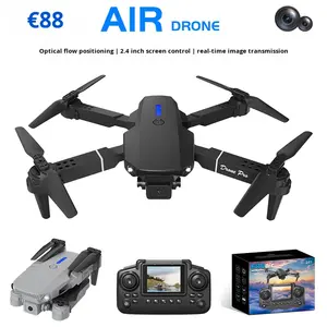 Drone E88 Air 2025 Produk Baru, Drone Quadrotor Lipat Plastik dengan Kontrol Layar, Optical Flow, Kamera Ganda, dan Remote Control - Product Image 4