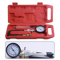 Kit de testeur de diagnostic de compression et de manomètre de culasse de moteur diesel et essence automobile