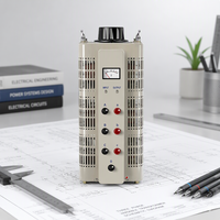 Stabilisateur de tension triphasé AC industriel MSKJ 9KVA 0-430V, transformateur Variac pour les tests de moteurs et l'utilisation en laboratoire