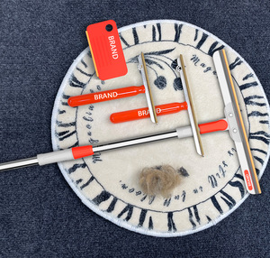 Taşınabilir Ayarlanabilir Plastik Su Geçirmez Halı Tarağı Seti Köpek Tüyü Temizleyici Köpekler Kediler Arabalar için - Product Image 5