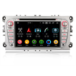 Erisin ES6568FS 7 "Android 14 <span class=keywords><strong>GPS</strong></span> autoradio WiFi 4G sans fil CarPlay pour <span class=keywords><strong>FORD</strong></span> Mondeo Focus Galaxy tableau de bord pour lecteur DVD - Product Image 1