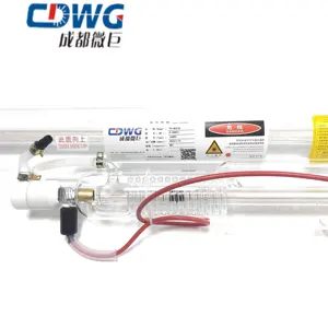 Fábrica China 130W 150W 160W 170W 180W Vidrio CDWG Tubo Máquina de corte por láser CO2 Tubo láser 1600F7 1700H7 1800W7