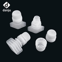 Bouchon à bec verseur en plastique de qualité alimentaire, résistant, anti-fuite, à vis, pour sachets souples de jus, détergent et aliments pour bébés