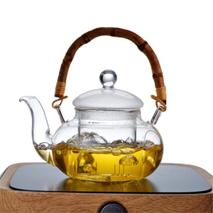 Ensemble de café et de thé en verre soufflé à la main, résistant à la chaleur, écologique, de luxe moderne, en gros, en stock - Product Image 2