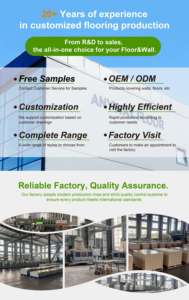 Heißer Verkauf: Kostenlose Muster – Vinyl-Planken SPC-Bodenbelag, leichter, starrer Kern, Klick-Fliesenboden mit Unterlage - Product Image 3