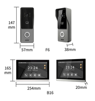 Interphone vidéo intelligent Tuya à 2 fils, écran 10 pouces, caméra de sonnette, système d'interphone vidéo filaire 1080P