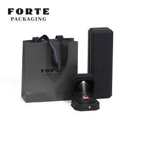 FORTE Jewelry <b>Gift</b> Set Ear Ring Plastic <b>Large</b> square Jewellery Packaging <b>Boxes</b> for Pendant Ring - Product Image 3
