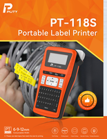 PT-118S Imprimante Thermique Professionnelle de Poche Tout-en-un pour Étiquettes Code-barres, Vêtements et Prix