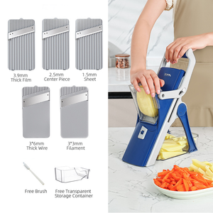 Nouveau hachoir multifonction en acier inoxydable écologique, hachoir de cuisine, hachoir à fruits et légumes, trancheuse - Product Image 4