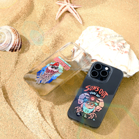JoyMonki bonne sensation de main entièrement transparente étui de protection pour téléphone couverture imprimée bricolage changer librement les modèles pour les imprimantes UV Shell
