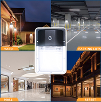 Mini-éclairage mural LED commercial IP65 étanche pour extérieur, certifié ETL DLC CE, pour jardin/couloir/hall/hôtel/villa, anti-corrosion, garantie 5 ans