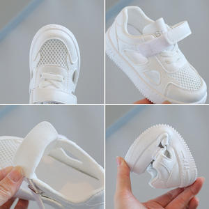 Zapatillas Deportivas para Niños de Primavera y Otoño, Zapatillas Blancas Transpirables y Ecológicas para Niños y Niñas, con Suela Suave y Cálida, Ligeras para Bebés - Product Image 4