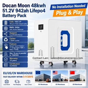 51.2V 48kWh 942Ah 1000ah <b>Battery</b> Pack 48V Plug & Play Solar Energy Storage System Smart BMS Home Power Supply - Product Image 1