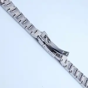 20mm Solid Curved End 316L Stainless Steel Silver Watch Band Bracelet Strap For Tudor Black Bay 58