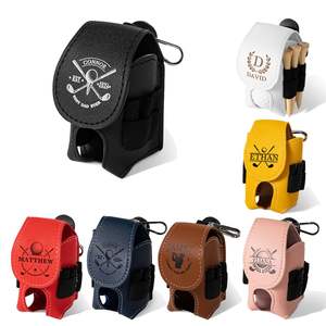 Porta Pelotas de Golf Personalizado con Clip, Porta Tees de Golf con Monograma Personalizado para Bolsa de Golf, Bolsa para Pelotas y Tees de Golf - Product Image 1