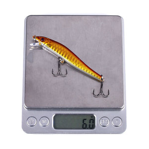 Esche vive Mino con ami in acciaio inossidabile, affondamento lento, proiezione remota, laser Hengjialuya, esca bionica a lingua corta, attrezzatura da pesca - Product Image 4