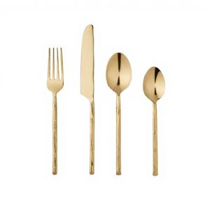 Handcrafted Premium Quality Craftsman Short Handle Mirror Polish Gold Plated Stainless Steel Almond Shape <b>Measuring</b> <b>Spoon</b> Set - Product Image 1