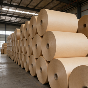 Rolos de Papel de Liberação de Dupla Face 60gsm Sem Revestimento PE, Reforçados com Silicone para Rolos de Adesivos e Etiquetas de Aviso - Product Image 2