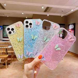 Nuova <span class=keywords><strong>Cover</strong></span> Flessibile in Gel TPU Morbido con Glitter Scintillanti e Brillanti per <span class=keywords><strong>iPhone</strong></span> <span class=keywords><strong>11</strong></span> 12 13 14 15 16 Plus <span class=keywords><strong>Pro</strong></span> - Product Image 1