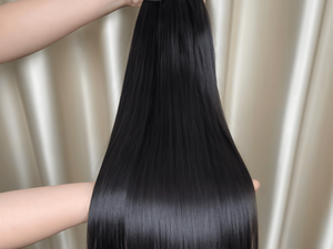 Cheveux humains 100% Remy, cheveux longs et raides, peuvent être permanentés et teints, vendus individuellement - Product Image 5