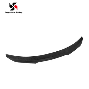 PSM Style Dry Carbon Rear Lip Trunk Wing Ducktail Boot Spoiler For Infiniti Q60 2017+
