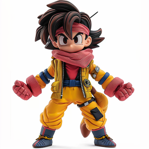 <span class=keywords><strong>Action</strong></span> <span class=keywords><strong>Figure</strong></span> in PVC di Goku <span class=keywords><strong>Dragon</strong></span> Stars Super Costume, Giocattolo Cartoon Hot Toys - Product Image 6