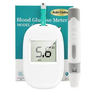 HURHONG Lecteur de glycémie G61 à codage automatique, échantillon de 7 µL, appareil de <span class=keywords><strong>test</strong></span> du diabète à domicile avec bandelettes de <span class=keywords><strong>test</strong></span> et lancettes - Product Image 5