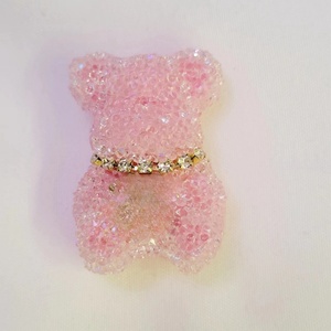 Novedad 2025, Cuentas de Lucite con Diseño de Oso de Dibujos Animados CC, Cuentas de Cristal para Hacer Joyas, Fundas para Teléfono, Llaveros, Bolígrafos, Manualidades Coloridas - Product Image 3