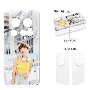 Coque de téléphone en TPU souple 3D par sublimation, transfert de chaleur unique pour Xiaomi 17 <span class=keywords><strong>Ultra</strong></span> 15 Pro 14 13, protection personnalisée DIY imprimée, coque fine - Product Image 1