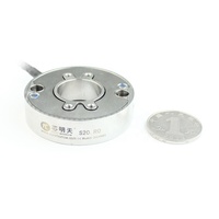 S20 Theta Z Piezo Rotary Stage, Apertur Tengah 20mm, Kemiringan 0,5mrad, Beban hingga 4kg