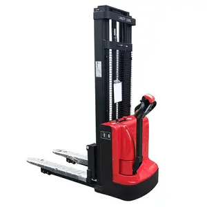 JIN YANG HU 1T 2T 2M 3M Electric Pallet Stacker Forklift For Warehouse Battery Powered Walk Behind Forklift