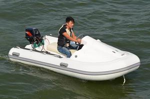 Yacht de sport certifié CE, <span class=keywords><strong>bateau</strong></span> gonflable en fibre de verre 350*175cm avec moteur hors-bord, prêt pour les loisirs et la navigation en haute mer - Product Image 6