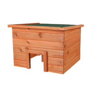 Casa de madera desmontable de conejillo de indias, escondite de madera de animales pequeños, casa de hámster de erizo - Product Image 1