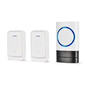 Wireless Doorbell Indoor 52 Chords Led Receiver Battery Powered Waterproof Transmitters 200m Range Door Bells For Home Office