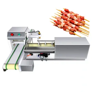 Máquina automática Kebab Maker Carne Bbq Souvlaki Satay Espeto Máquina