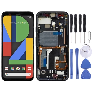 Layar <span class=keywords><strong>LCD</strong></span> asli untuk Google Pixel <span class=keywords><strong>4</strong></span> Digitizer, layar <span class=keywords><strong>LCD</strong></span> rakitan penuh dengan bingkai - Product Image 1