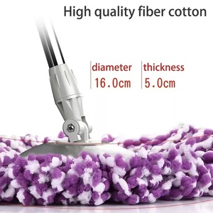 Bộ lau nhà xoay 360 độ bán chạy nhất và xô đựng nước, bộ lau nhà bằng sợi microfiber siêu nhỏ, dụng cụ vệ sinh nhà cửa, phụ kiện lau nhà O-Cedar - Product Image 5