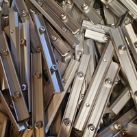 UISOLAR Kit de raccordement de rail de montage solaire en aluminium anodisé, connecteur de rail de panneau solaire en gros pour la fixation de supports solaires