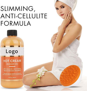 Venta al por mayor 100% Aceite esencial puro natural y crema caliente Etiqueta privada Aceite y gel de masaje para celulitis - Product Image 4